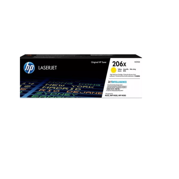 TONER HP W2112X (206X) L.J. M255 YELLOW 2,450 PGS original