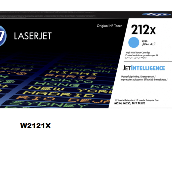 TONER HP W2121X (212X) L.J. M555 CYAN 10 KPGS