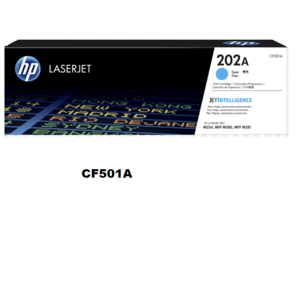 TONER HP CF501A 202A CYAN LJ PRO M254 1.3 KPGS  original