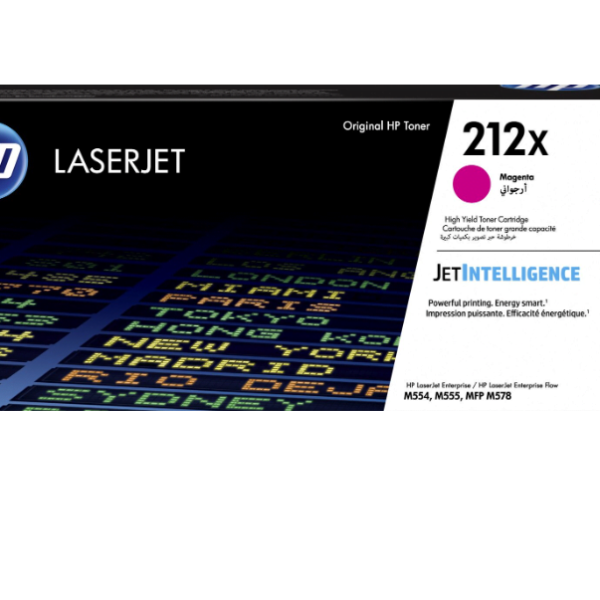 TONER HP W2123X (212X) L.J. M555 MAGENTA 10 KPGS