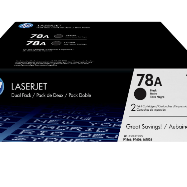 TONER HP CE278AD (78AD) (PACK 2 CE278A)