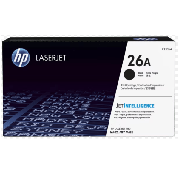 TONER HP 26A CF226A PARA M402 NEGRO ORIGINAL M426fdw