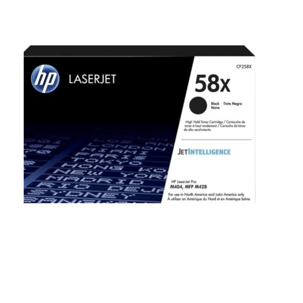 TONER HP CF258X (58X) L.J.P M404 NEGRO