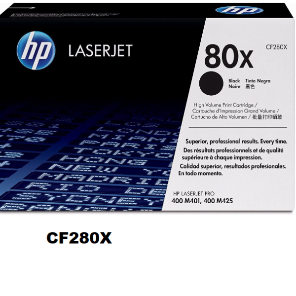 TONER HP CF280X (80X) L.J. M401N NEGRO original