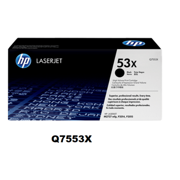 TONER HP Q7553X 53X L.J. P2015 NEGRO