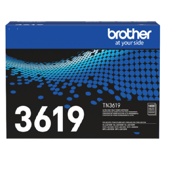 toner brother tn-3619 negro dcp l5660dn mfcl6915dw hlL5210dn hll6415dw 18,000 paginas